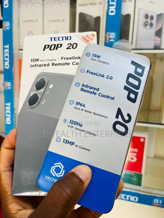 New Tecno Pop 20 64 GB Black · Photo 1