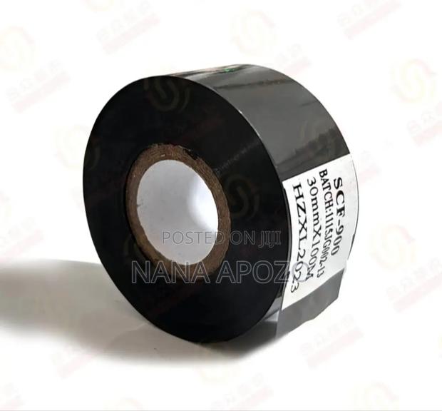 Hot Stamp Coding Ribbon for Expiry Date Printing 30mmx100m · Photo 1