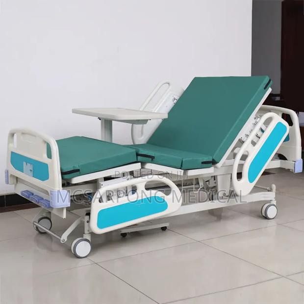 Hospital Bed With Mattress And Iv Pole · Photo 1