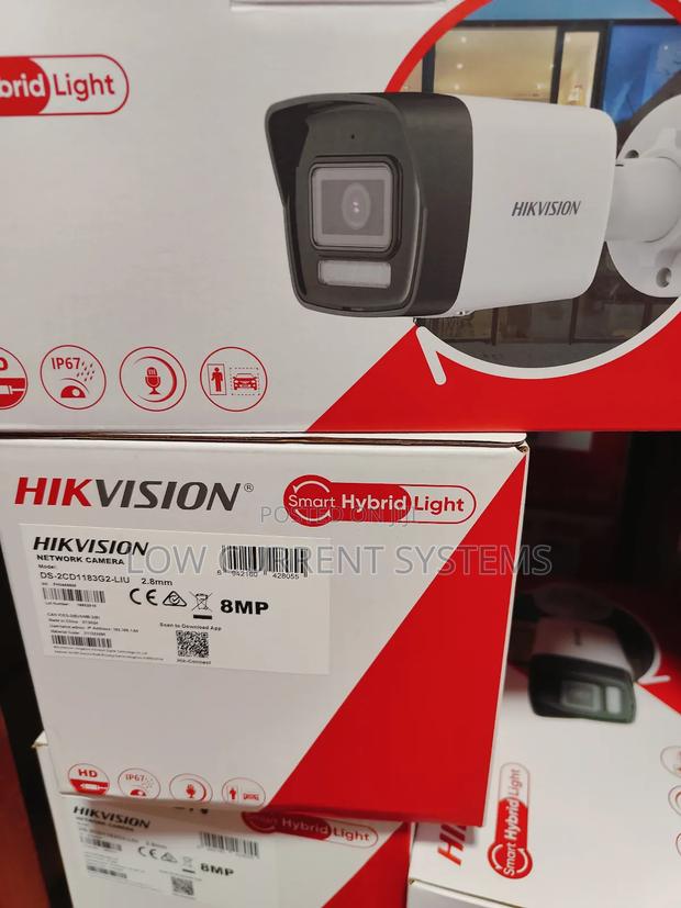 Hikvision 8mp Smart Hybrid Light With Audio Ip Camera · Photo 1
