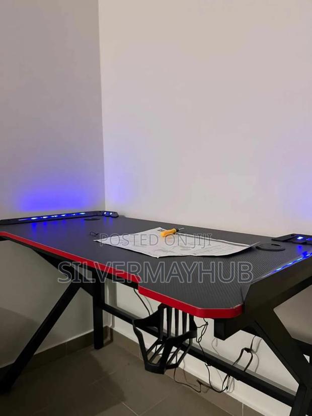 RGB Lighting Gaming Office Desk · Photo 4