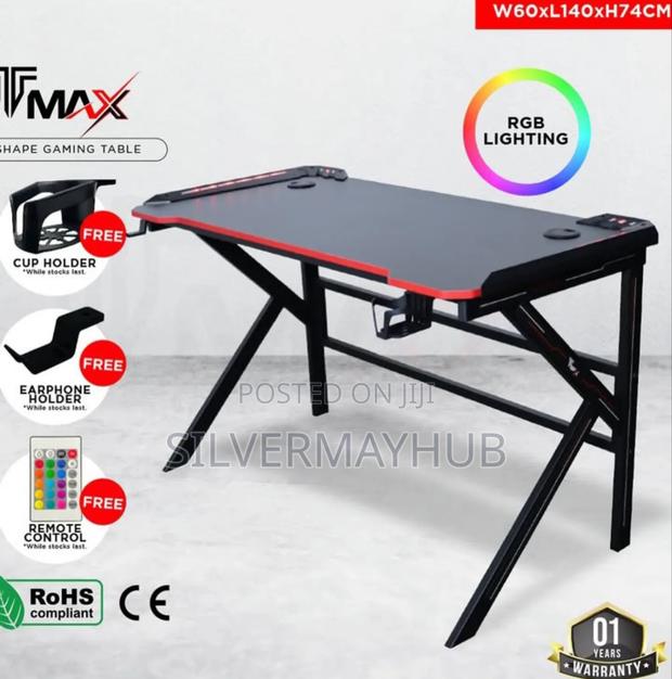 RGB Lighting Gaming Office Desk · Photo 2