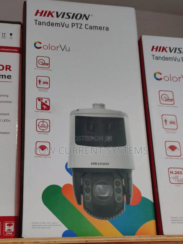 Hikvision 6mp Outdoor Tandemvu Panoramic Ptz Ip Camera Dual · Photo 1