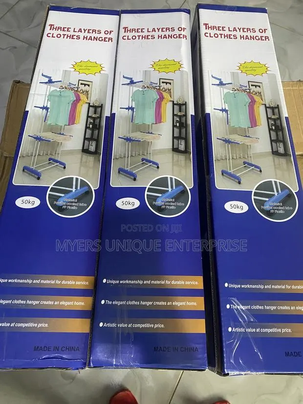 Compact 4 Tier Clothes Stand-Perfect for Rooms · Photo 1