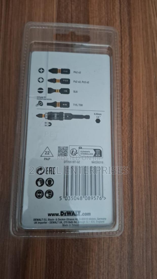Dewalt Extreme Impact Torsion Bit Set X 10 Dt70518t-Qz · Photo 2