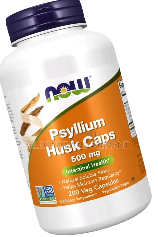 Psyllium Husk Caps 500 Mg,200 Capsules · Photo 1