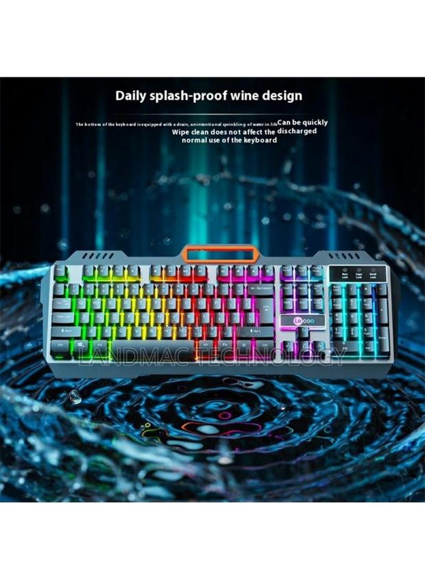 Lenovo Backlight Wired Gaming Mechanical Keyboard Mouse Set · Photo 4