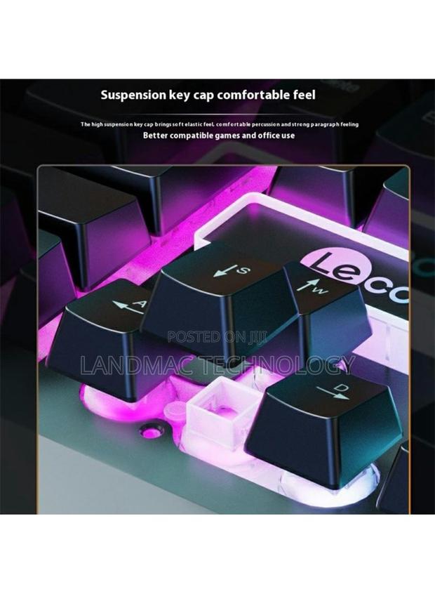 Lenovo Backlight Wired Gaming Mechanical Keyboard Mouse Set · Photo 8