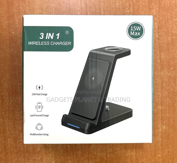3 in 1 Wireless Charger Stand for for Smartphones | 15w · Photo 1