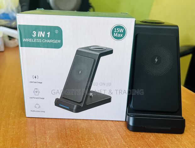3 in 1 Wireless Charger Stand for for Smartphones | 15w · Photo 2