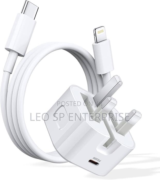 20w iPhone Type C Charger (150) and Cable (30ghc) · Photo 3