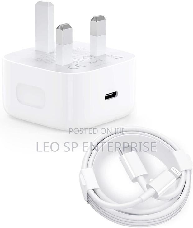 20w iPhone Type C Charger (150) and Cable (30ghc)