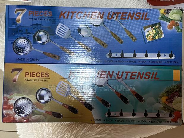 7 Piece Stainless Steel Spoon Set · Photo 1