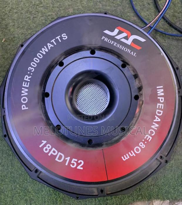 Jac Pair of 18inches Single Magnet Naked Speakers (3000watt) · Photo 1