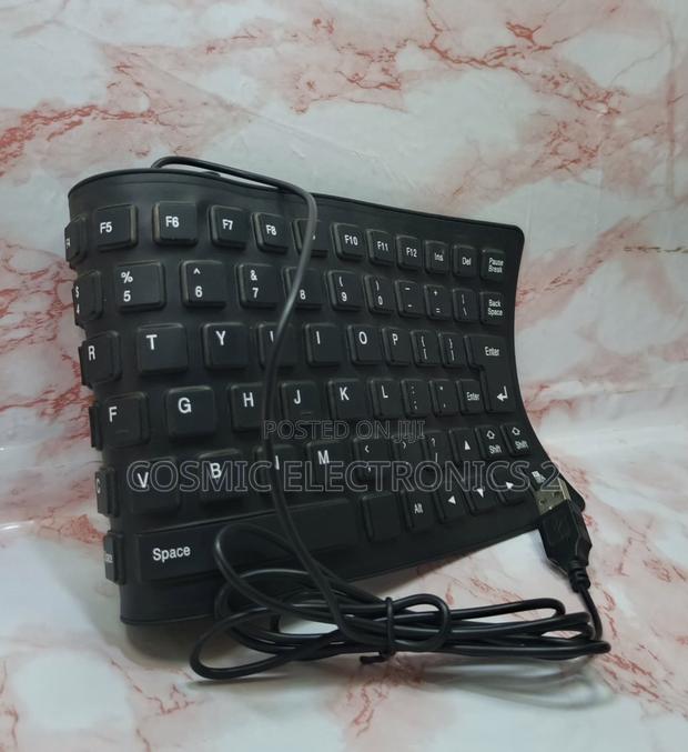 Portable Flexible USB Keyboard for Travel and Work · Photo 1