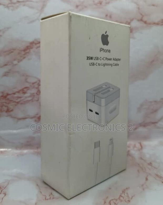 iPhone 35w Usb C+C Power Adapter to Lightning Cable · Photo 2