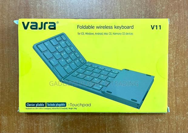 Vajra Foldable Bluetooth Wireless Keyboard + Touchpad | V11 · Photo 2
