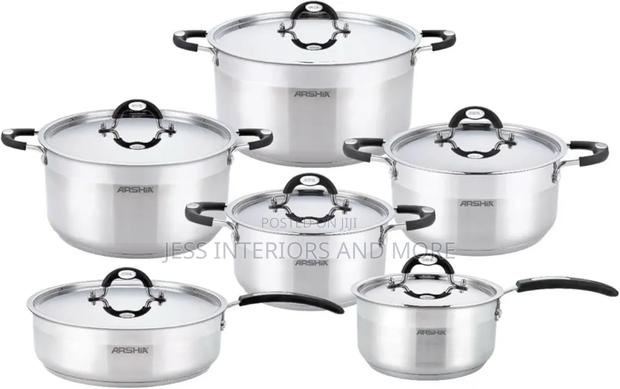 Arshia 12-Piece Stainless Steel Cookware Set · Photo 2