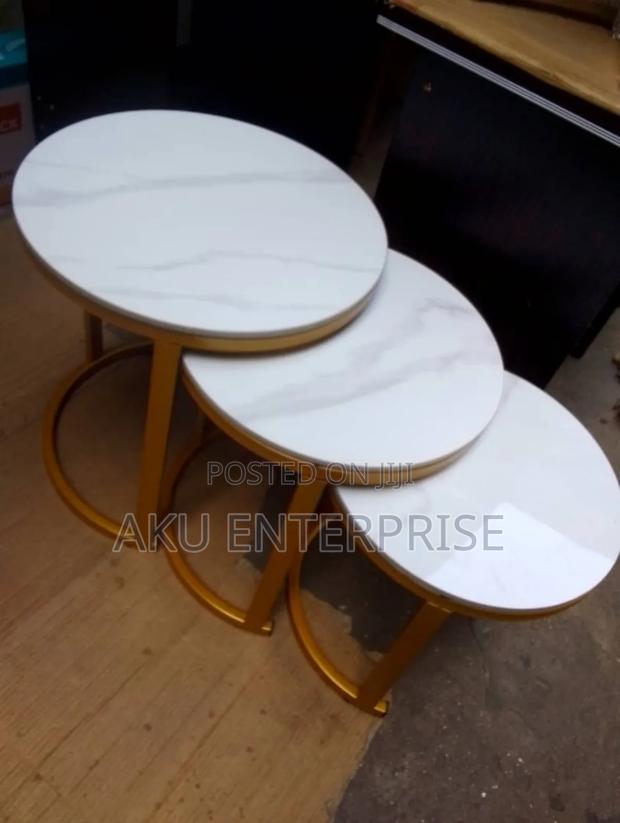 3 in 1 Marble Coffee Table, Side Table · Photo 1