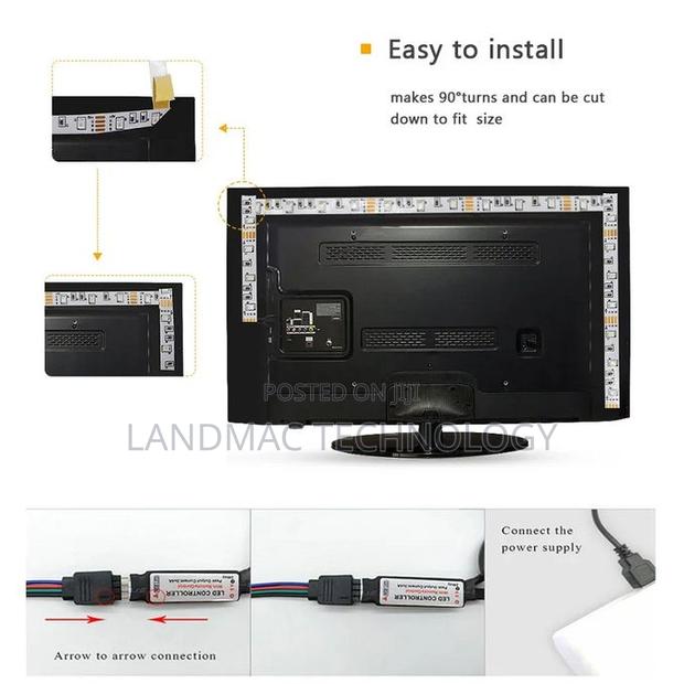 15 M RGB Bluetooth Control Led Strip Lights Usb Color · Photo 1