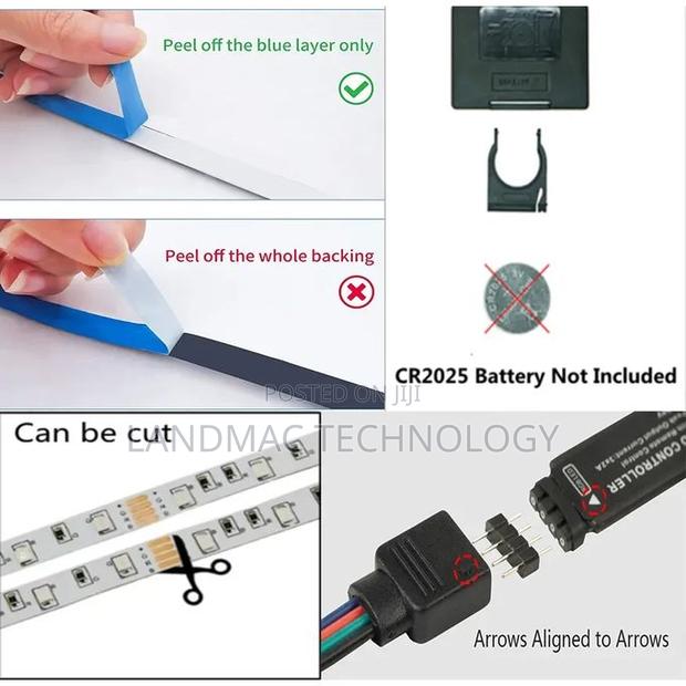 20 M RGB Bluetooth Control Led Strip Lights Usb Color · Photo 1