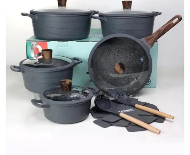 5-Piece Non-Stick Cookware Set. · Photo 1