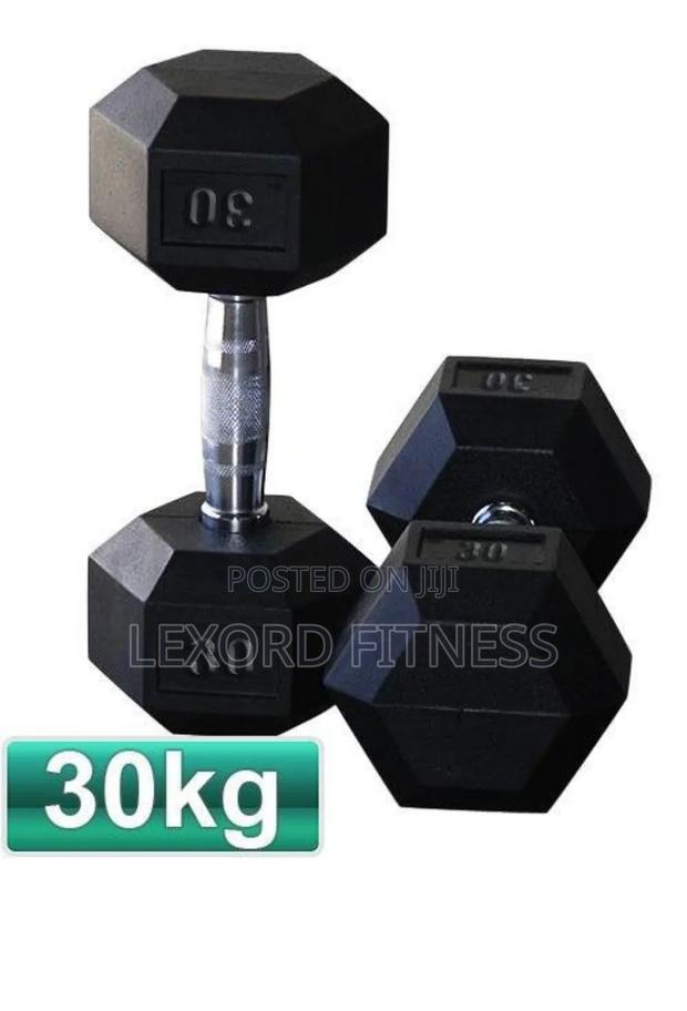 Hex Dumbbell 60kg (30kg Pair) · Photo 1