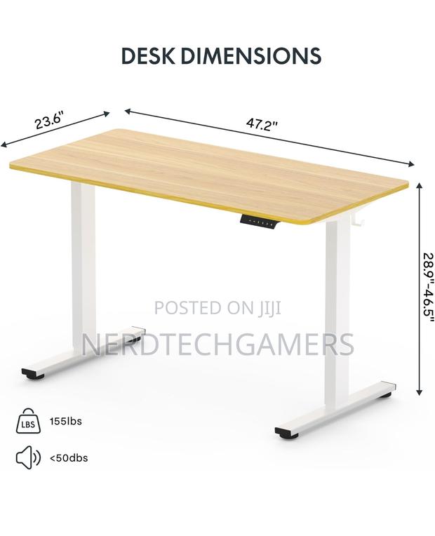 Flexispot Standing Desk 48 X 24 Inches Height Adjustable Des · Photo 2