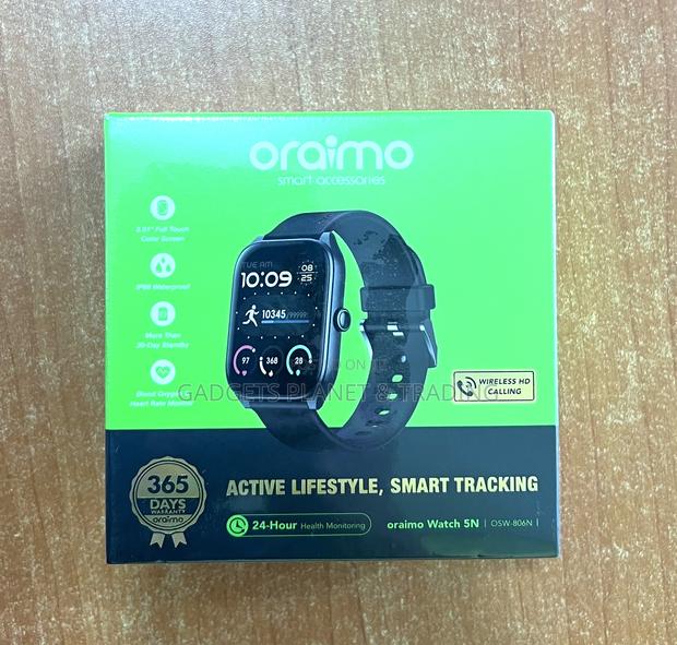 Oraimo Watch 5n 2.01'' Tft Ip68 Smart Watch | Osw-806n · Photo 1