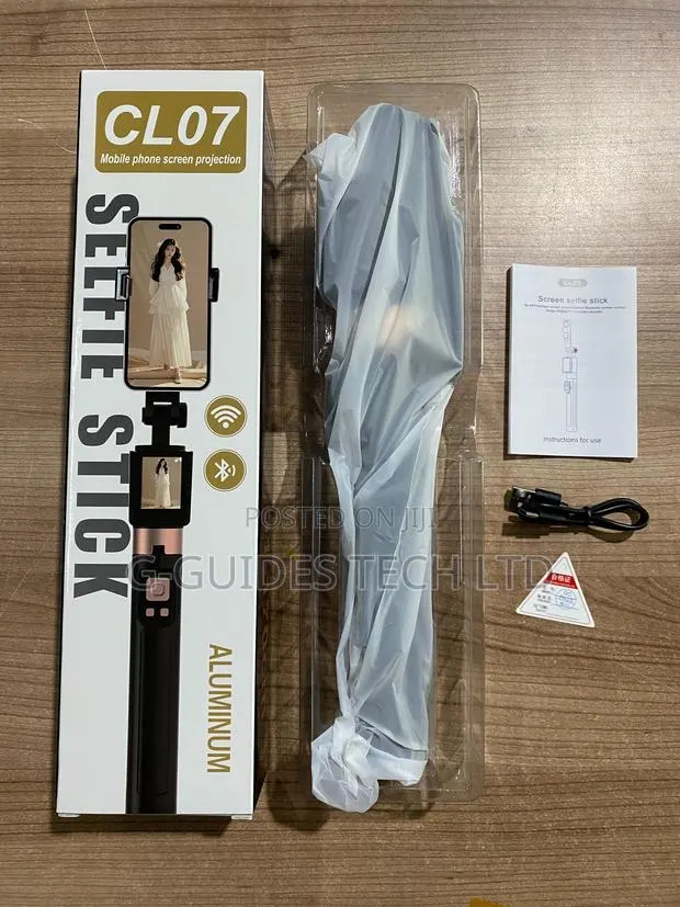 Cl07 Smart Selfie Stick With Screen · Photo 1