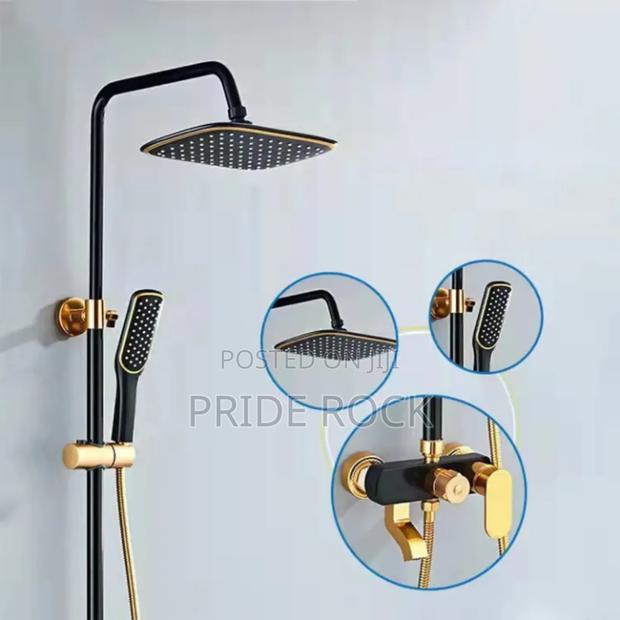 Black and Gold Three in One Shower · Photo 1