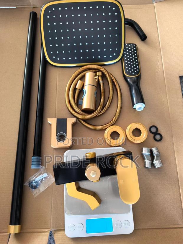 Black and Gold Three in One Shower · Photo 3