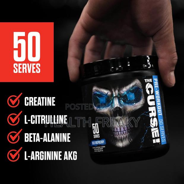 Preworkout the Curse Creatine Strength Energy Muscle Builder · Photo 4