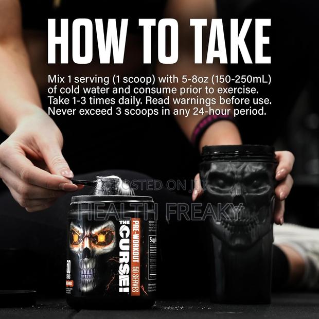Preworkout the Curse Creatine Strength Energy Muscle Builder · Photo 6