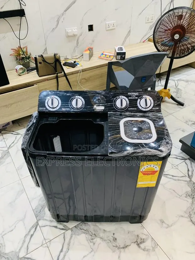 Text Us Fir Your Black Washing Machine 7kg Topload Twintub Semi Auto · Photo 1