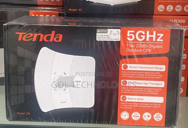 Tenda Access Point 11ac 23dbi Gigabit Outdoor Cpe Cpe O9 · Photo 2