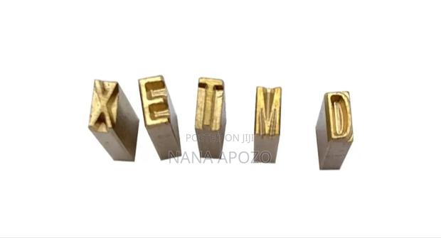 Extra Brass Letters for Coding · Photo 1