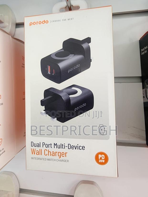 Porodo Dual Port Multi-Device Wall Charger · Photo 1