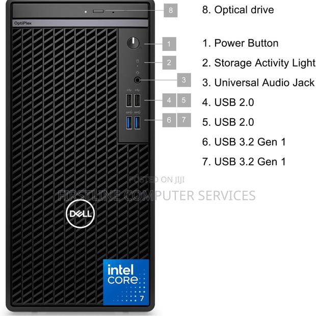 New Desktop Computer Dell Optiplex 7010 MT 8GB Intel Core I7 SSD 512GB · Photo 3