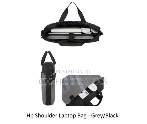 Hp Shoulder Laptop Bag - Grey/Black · Photo 2