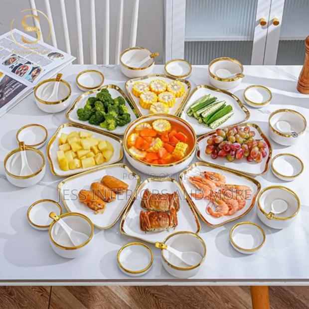 Dinnerware Set for 8 People (White ) · Photo 1