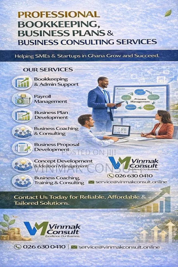 Bookkeeping, Business Plans Business Consulting Services for Smes · Photo 1