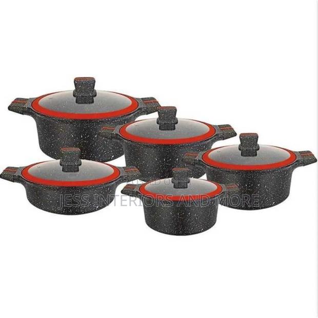 Granite Pots and Pans Set (10 Pcs) · Photo 1