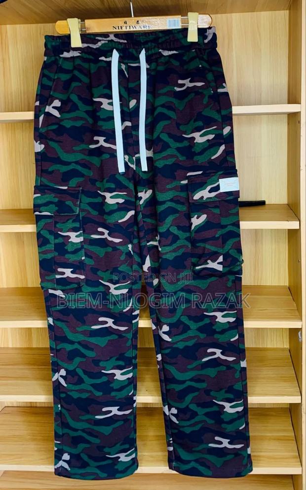 Camouflage Free-Leg Joggers Available in Stock · Photo 2