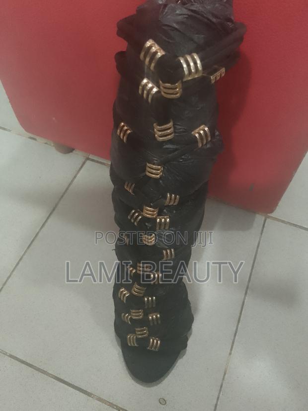 Black Gold Design Mini Sandals Boots · Photo 2