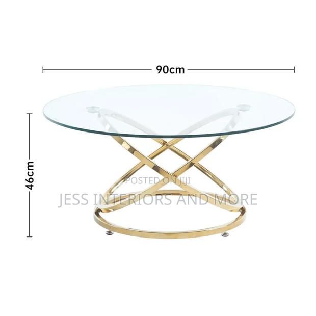 Coffee Table (Clear Tempered Glass Top) · Photo 2