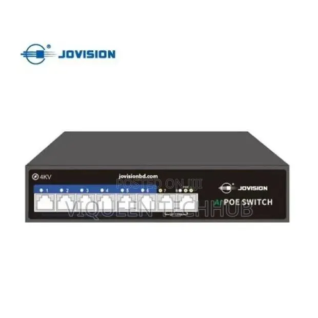 JVS-S08-6p-65w Poe Switch · Photo 1