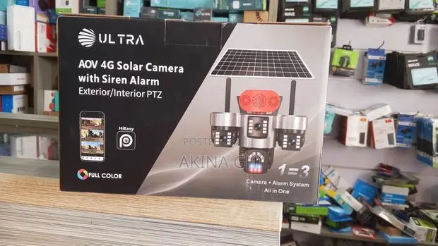 Ultra 4G Solar Camera With Siren Alarm Interior/Exterior PTZ · Photo 1