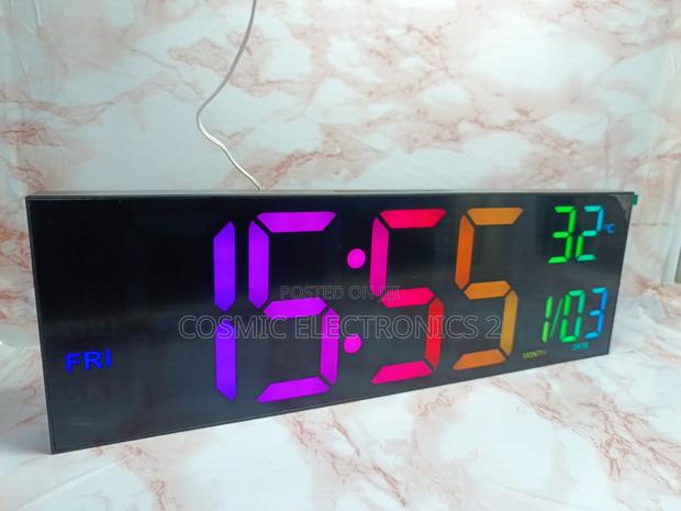 16-Inch Large Led Display Alarm Clock With Multi- Display · Photo 8