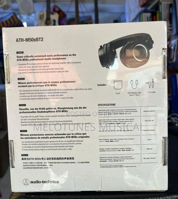 Audio-Technica Ath-M50xbt2 Wireless Headphone · Photo 2
